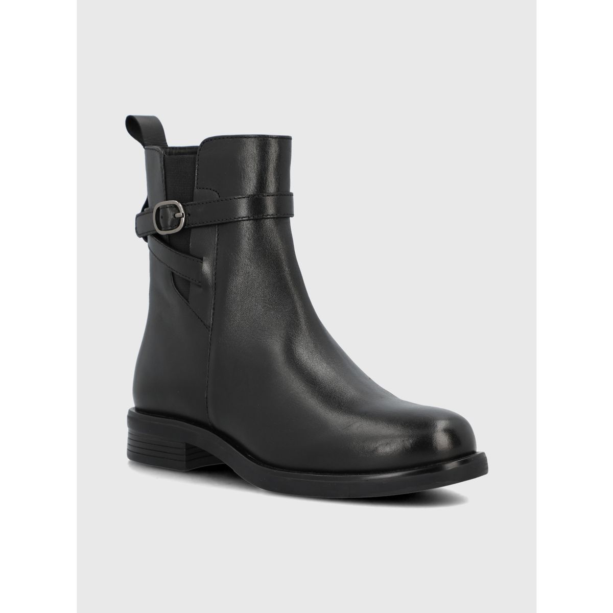 HUSH PUPPIES - Botin Cuero Mujer Andresa Negro HUSH PUPPIES