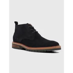 HUSH PUPPIES - Botin Cuero Hombre Milvio Azul
