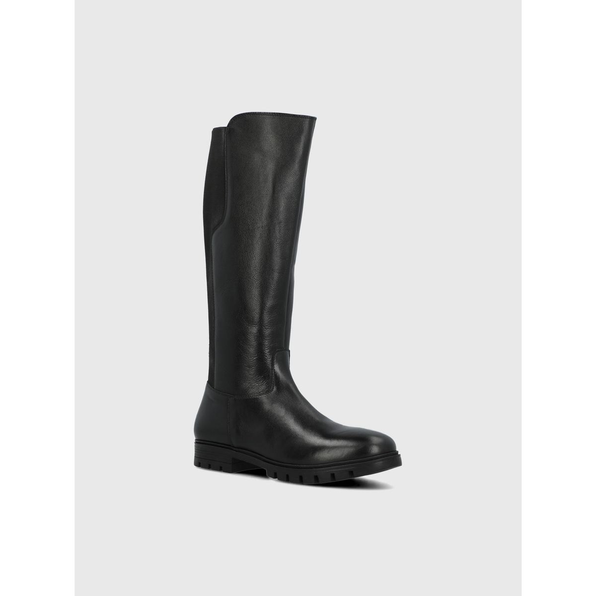 HUSH PUPPIES - Bota Cuero Mujer Marcella Negra HUSH PUPPIES