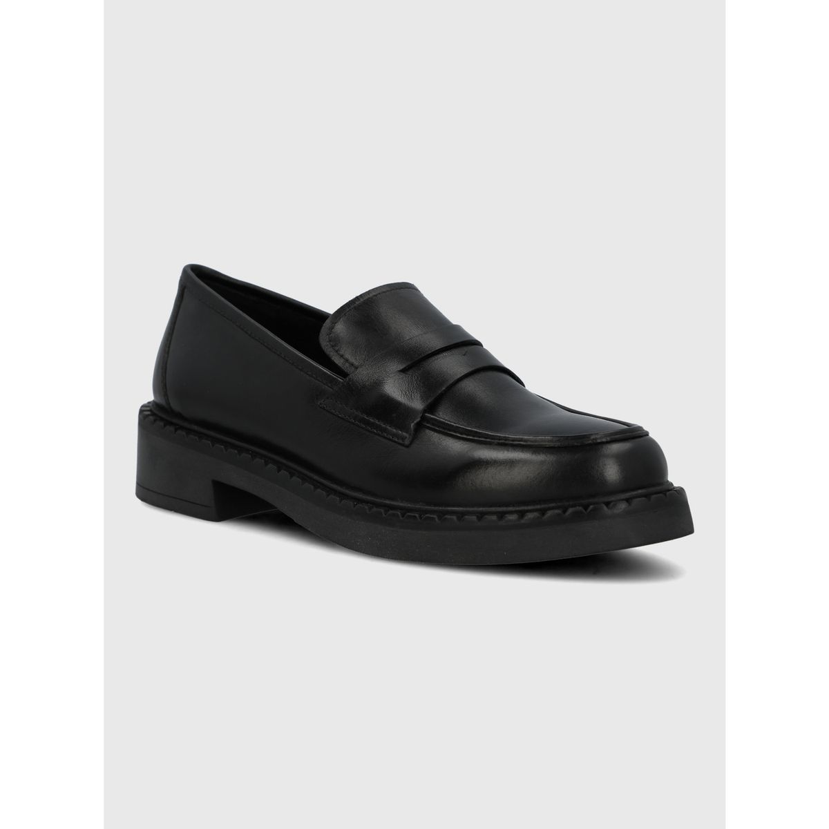 HUSH PUPPIES - Mocasin Cuero Mujer Ruberta Negro HUSH PUPPIES