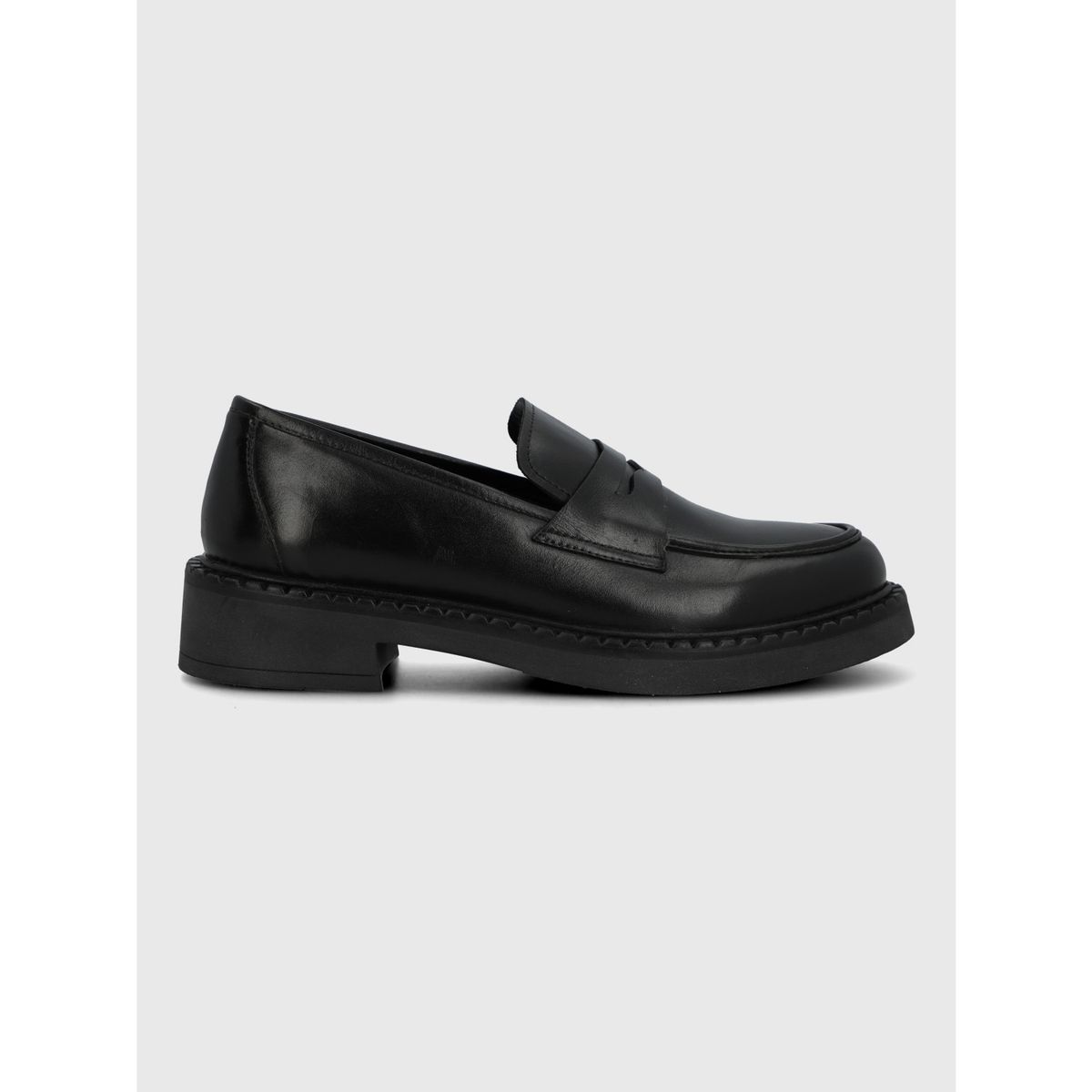 HUSH PUPPIES - Mocasin Cuero Mujer Ruberta Negro HUSH PUPPIES