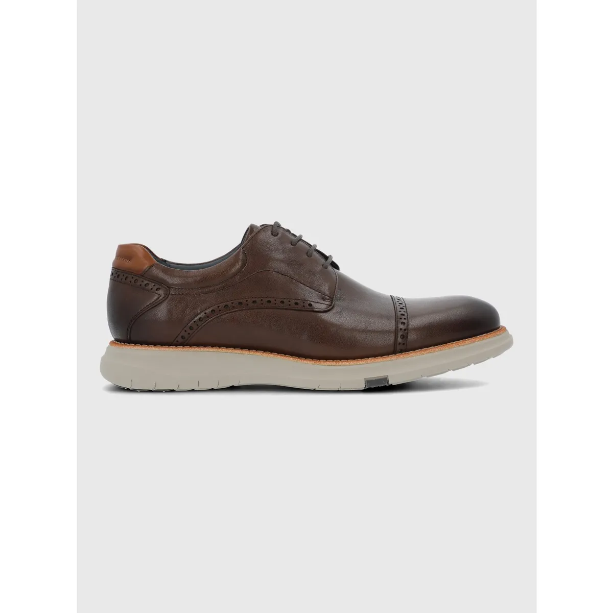 HUSH PUPPIES - Zapato Cuero Hombre Sequio Café HUSH PUPPIES
