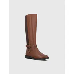 HUSH PUPPIES - Bota Cuero Mujer Jesu Café