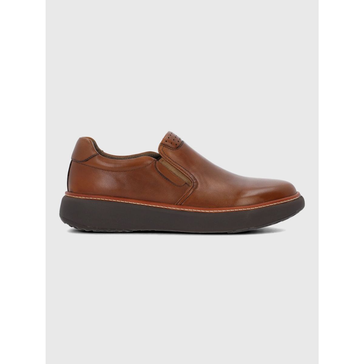 HUSH PUPPIES - Slip On Cuero Hombre Lite G Café HUSH PUPPIES