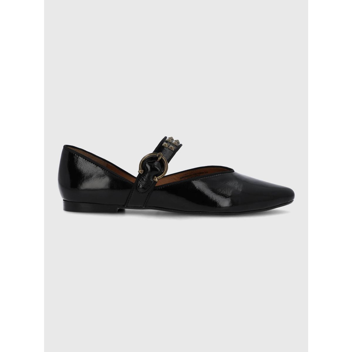 HUSH PUPPIES - Ballerina Cuero Mujer Alozia Negra HUSH PUPPIES