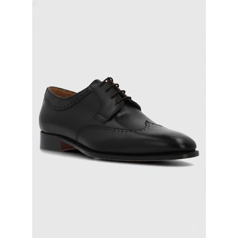Zapato Italiano Cuero Lorenz Negro