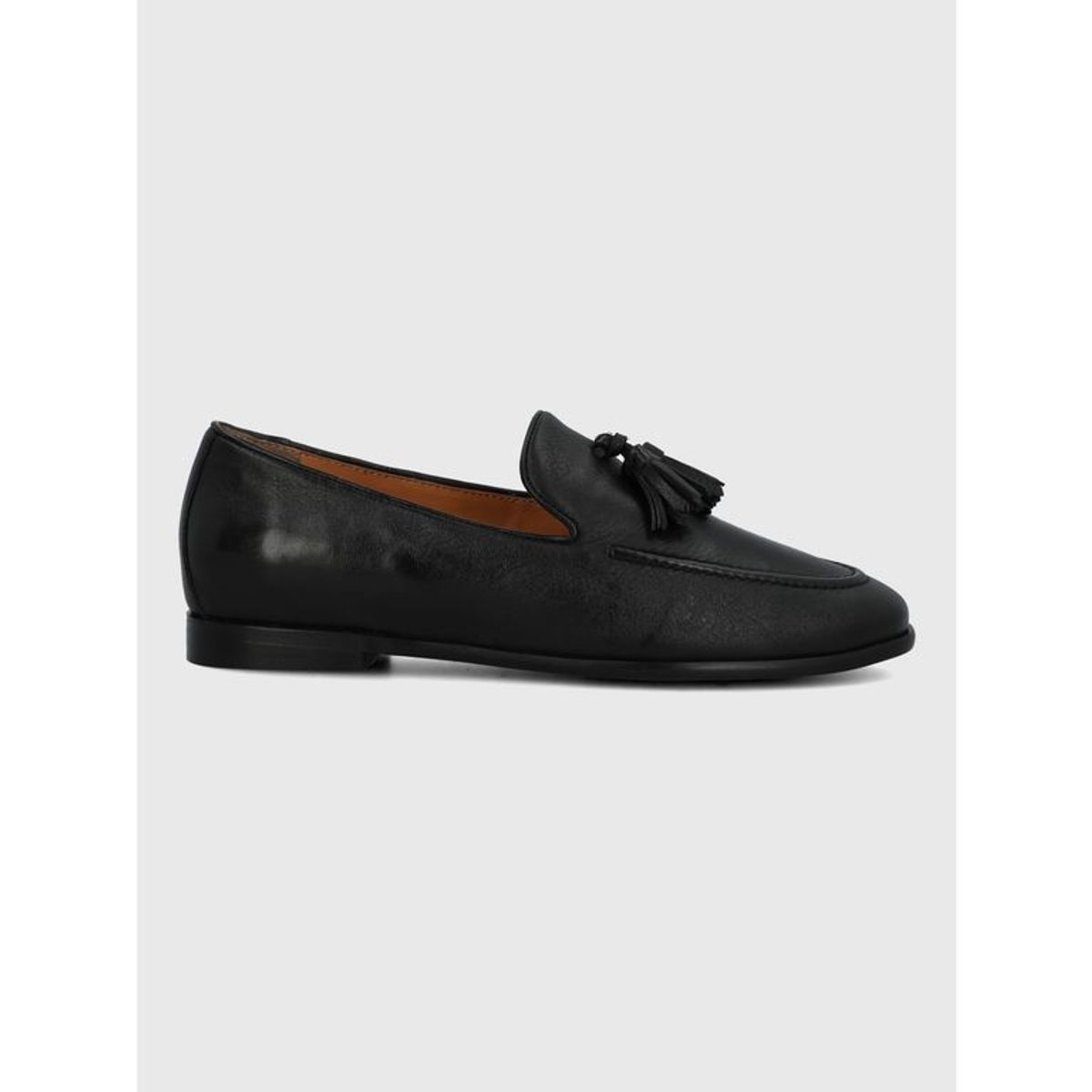 HUSH PUPPIES - Mocasin Cuero Mujer Swart Negro HUSH PUPPIES
