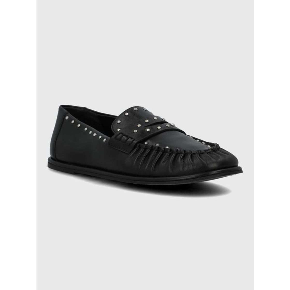 HUSH PUPPIES - Mocasin Cuero Mujer Ninna Negro HUSH PUPPIES