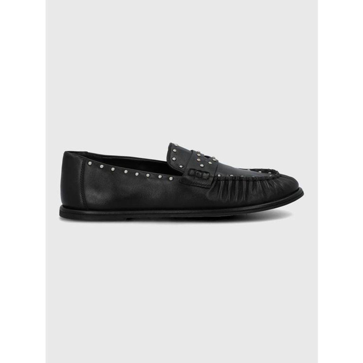 HUSH PUPPIES - Mocasin Cuero Mujer Ninna Negro HUSH PUPPIES