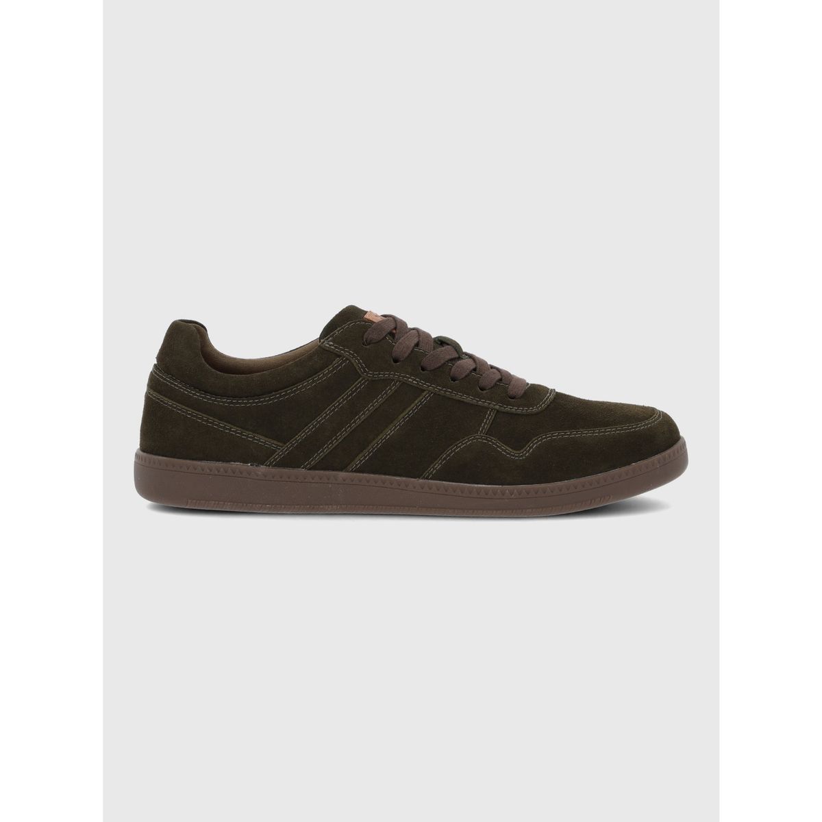 HUSH PUPPIES - Zapatilla Cuero Hombre Mare Café HUSH PUPPIES