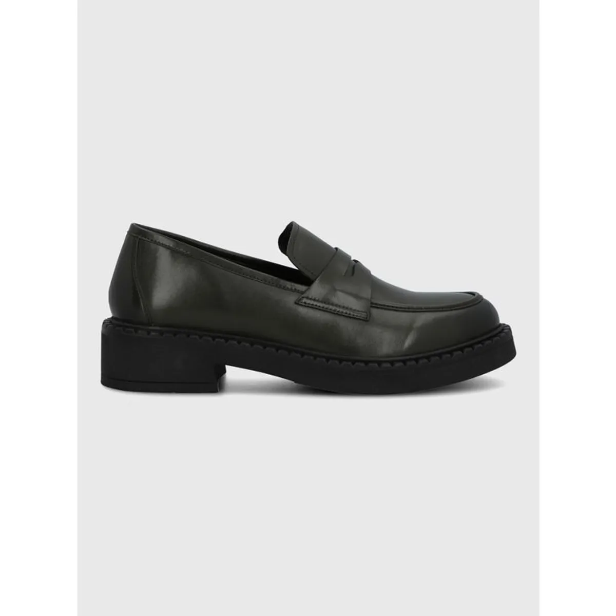 HUSH PUPPIES - Mocasin Cuero Mujer Ruberta Verde HUSH PUPPIES