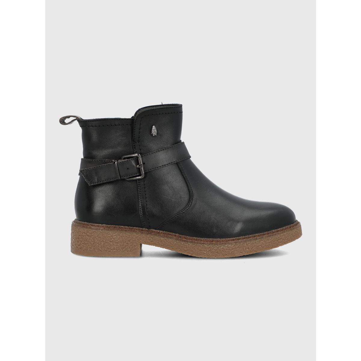 HUSH PUPPIES - Botin Cuero Mujer Galla Negro HUSH PUPPIES