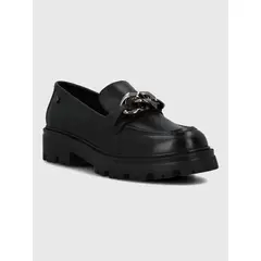 HUSH PUPPIES - Mocasin Cuero Mujer Lively Negro