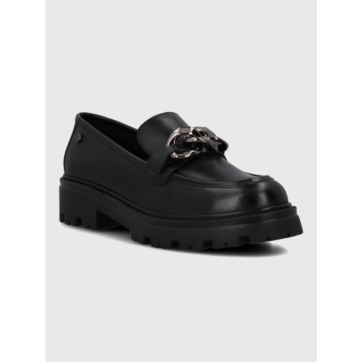 HUSH PUPPIES - Mocasin Cuero Mujer Lively Negro HUSH PUPPIES