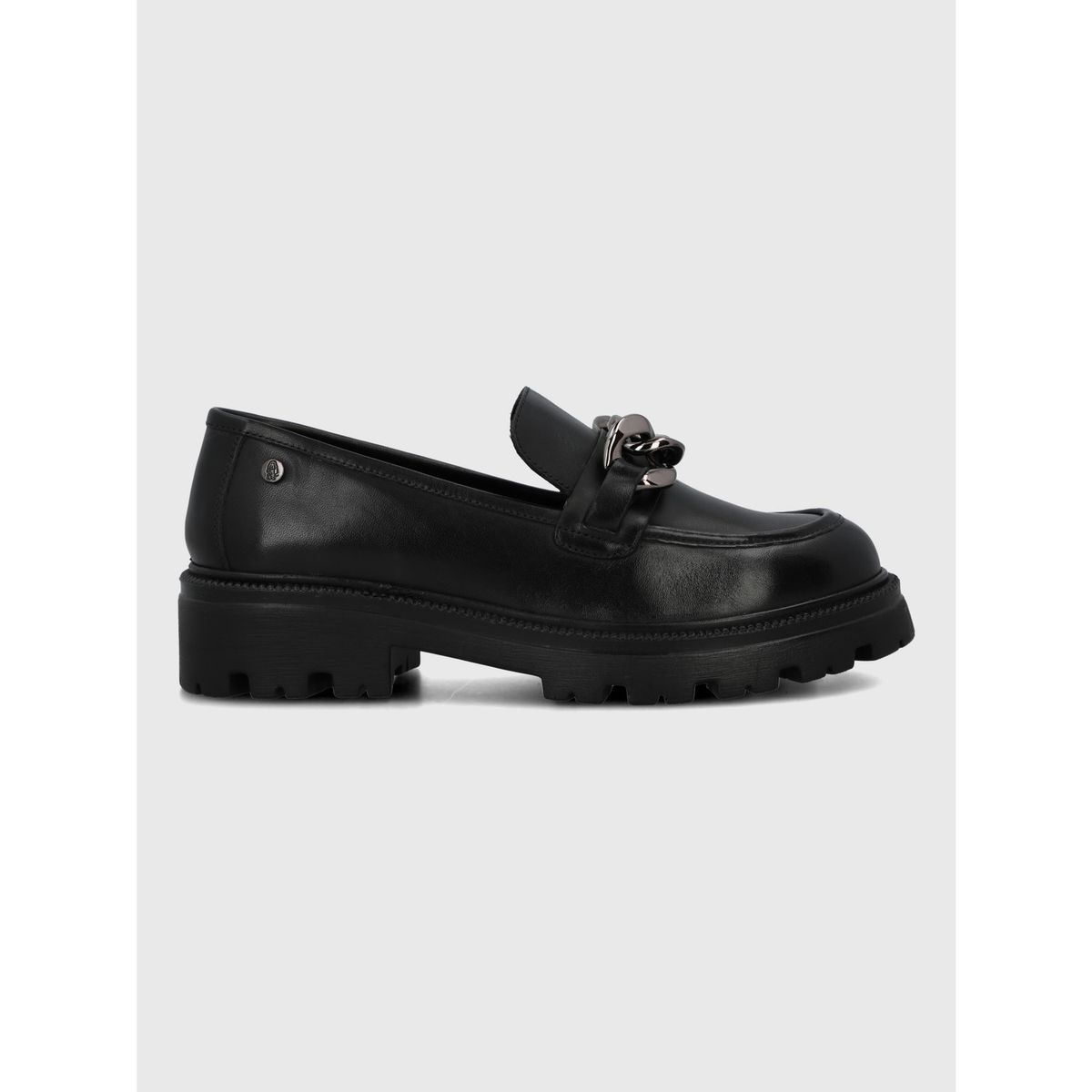 HUSH PUPPIES - Mocasin Cuero Mujer Lively Negro HUSH PUPPIES