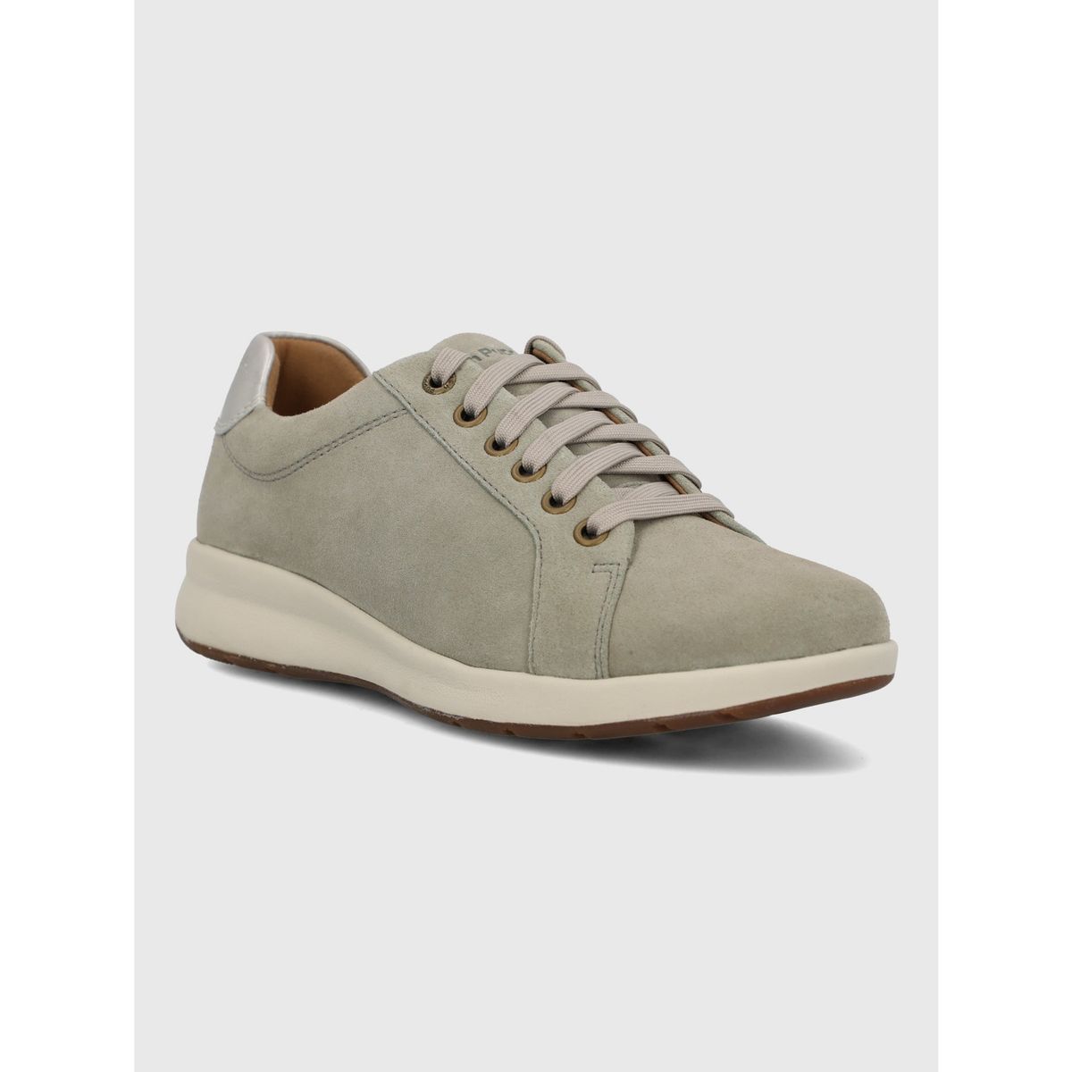 HUSH PUPPIES - Zapatilla Cuero Mujer Spinal Laceup Gris HUSH PUPPIES