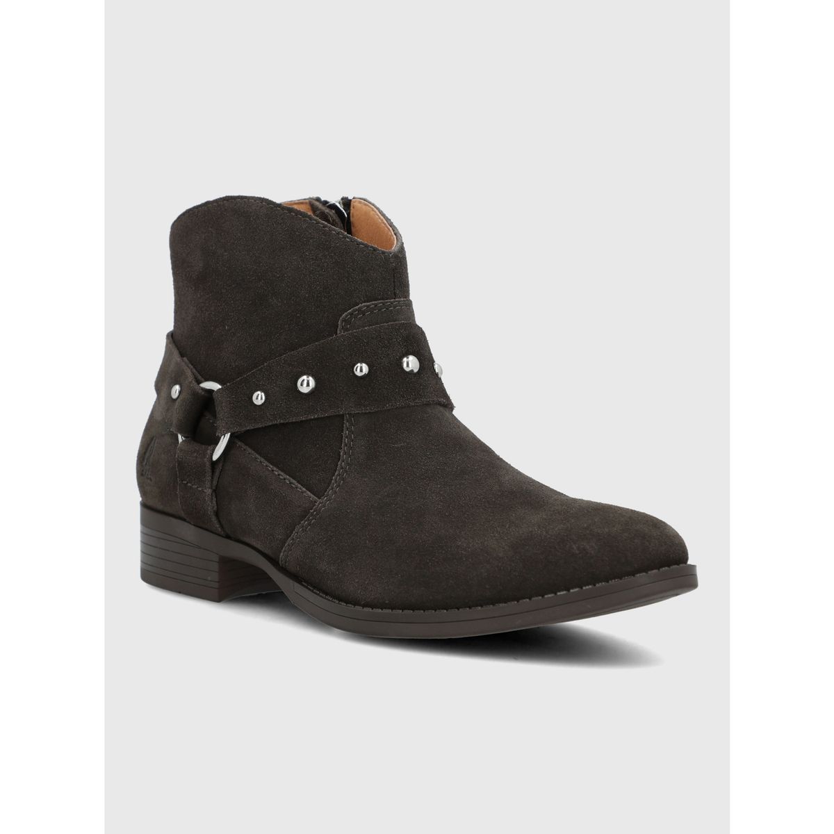 HUSH PUPPIES - Botin Cuero Mujer Alvania Café HUSH PUPPIES