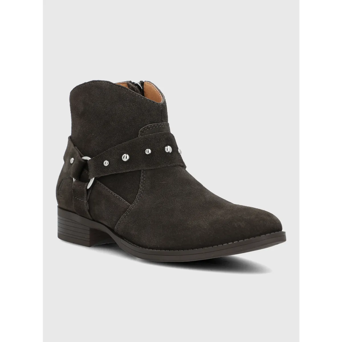 HUSH PUPPIES - Botin Cuero Mujer Alvania Café HUSH PUPPIES
