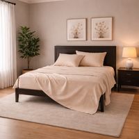 Sábanas Super King Beige 800 Hilos Algodón