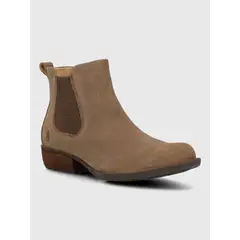 HUSH PUPPIES - Botin Cuero Mujer Karol Café