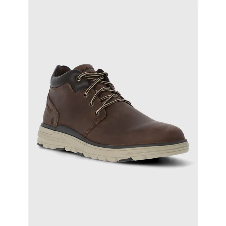 Botin Cuero Hombre William Café