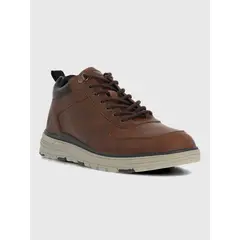 HUSH PUPPIES - Botin Cuero Hombre Bruce Café