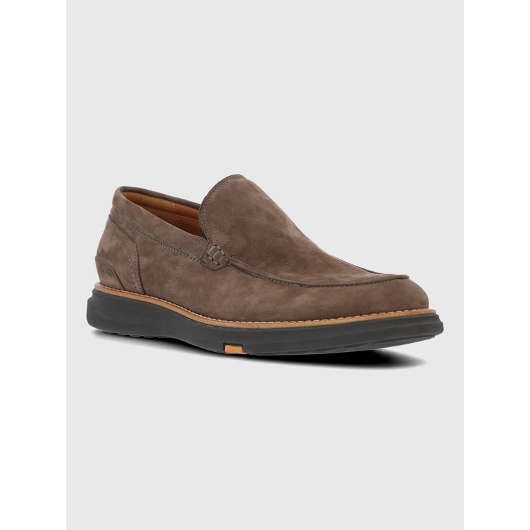 Mocasin Cuero Hombre Samar Café