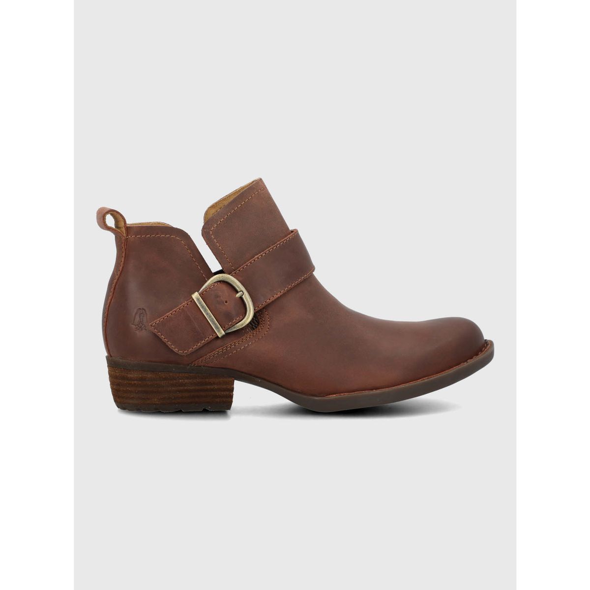 HUSH PUPPIES - Botin Cuero Mujer Raquel Café HUSH PUPPIES