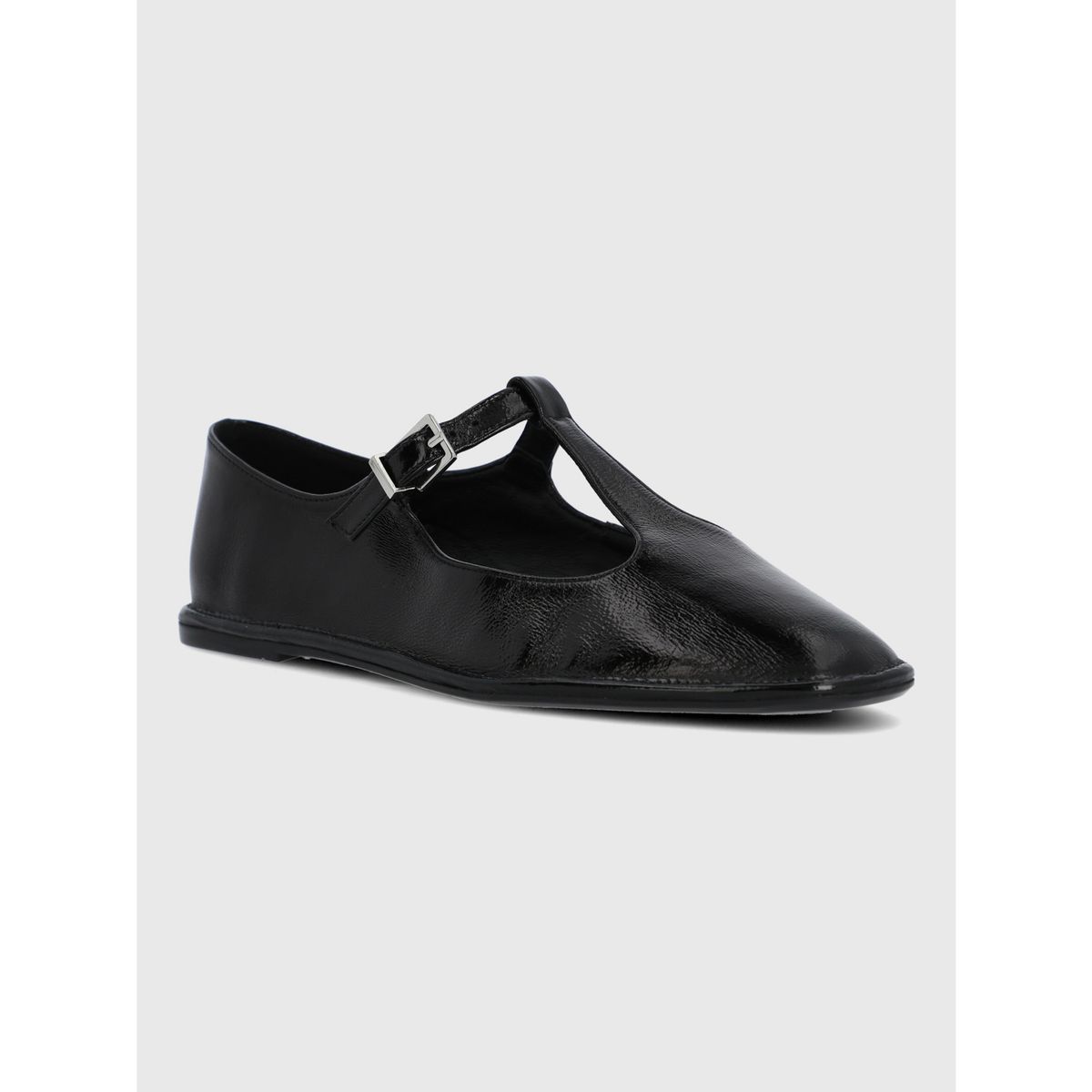 HUSH PUPPIES - Ballerina Cuero Mujer Merly Negra HUSH PUPPIES