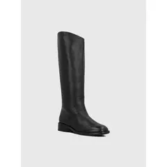 HUSH PUPPIES - Bota Cuero Mujer Jorse Negra