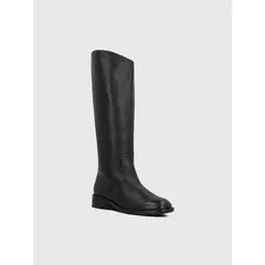 HUSH PUPPIES - Bota Cuero Mujer Jorse Negra