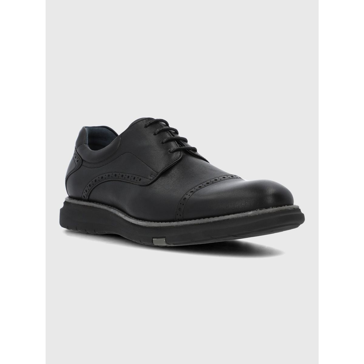 HUSH PUPPIES - Zapato Cuero Hombre Sequio Negro HUSH PUPPIES