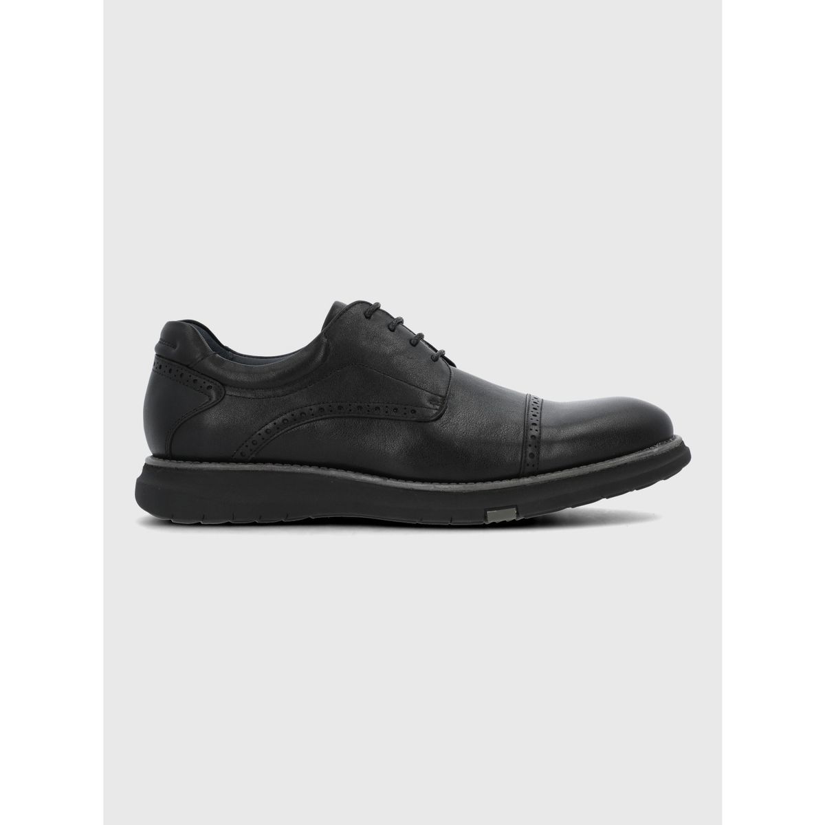 HUSH PUPPIES - Zapato Cuero Hombre Sequio Negro HUSH PUPPIES