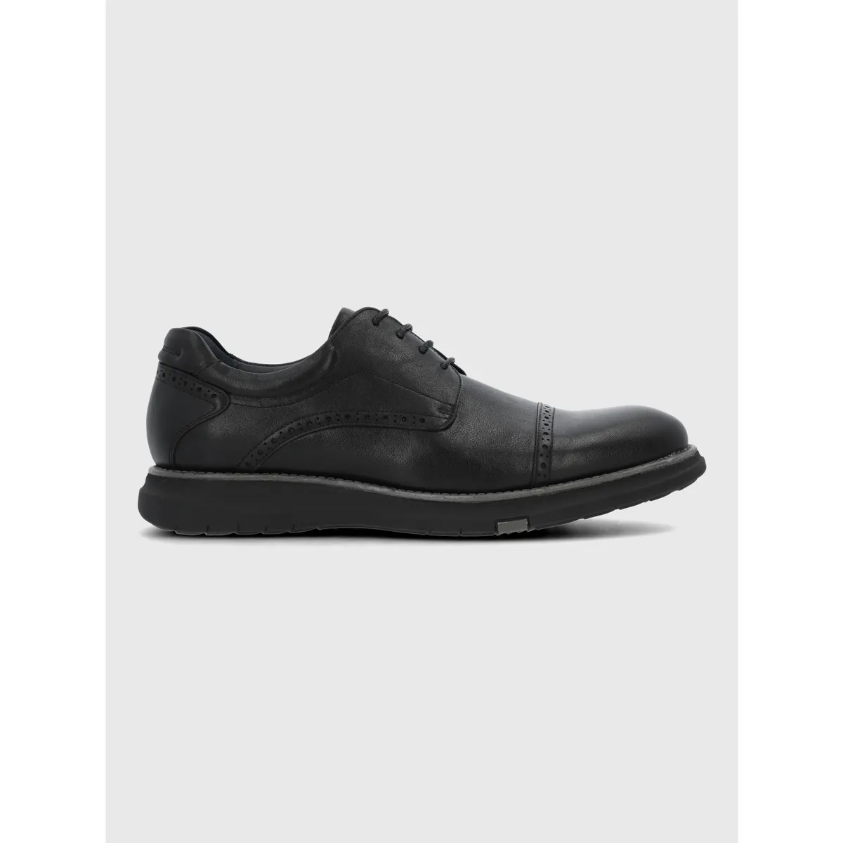 HUSH PUPPIES - Zapato Cuero Hombre Sequio Negro HUSH PUPPIES