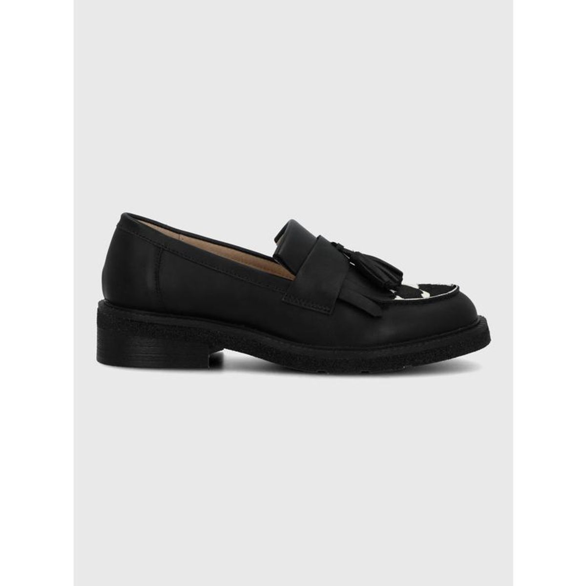 HUSH PUPPIES - Mocasin Cuero Mujer Franty Negro HUSH PUPPIES