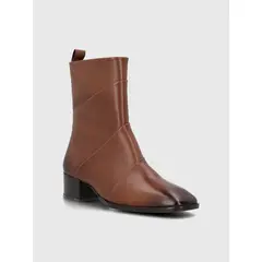 HUSH PUPPIES - Botin Cuero Mujer Ivvy II Café