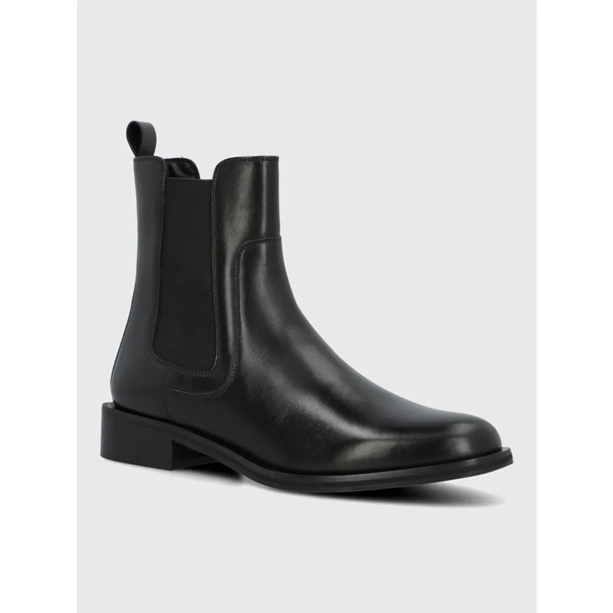 HUSH PUPPIES - Botin Cuero Mujer Rivor Negro HUSH PUPPIES