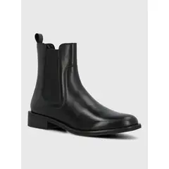 HUSH PUPPIES - Botin Cuero Mujer Rivor Negro