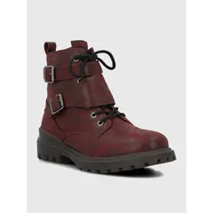 HUSH PUPPIES - Botin Mujer Fundy Burdeo