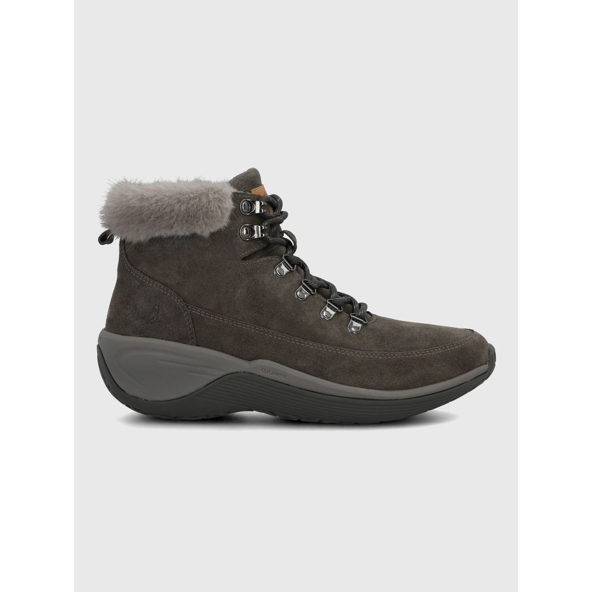 HUSH PUPPIES - Botin Cuero Mujer Spinal Rug Alpine Gris HUSH PUPPIES