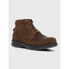 HUSH PUPPIES - Botin Cuero Hombre Terzo Café