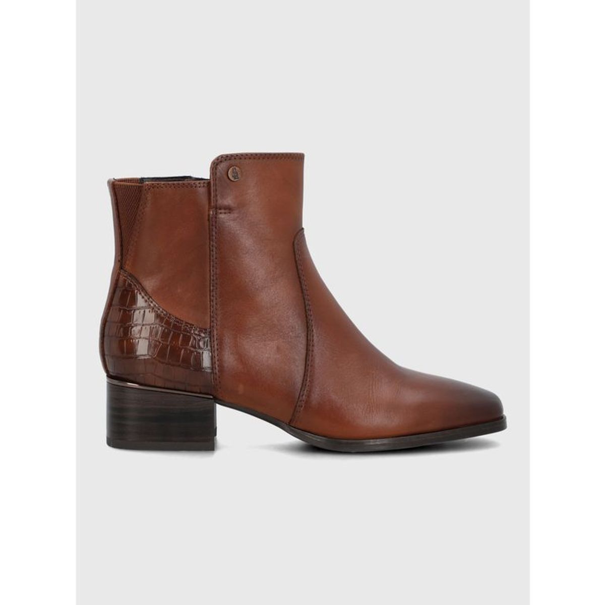 HUSH PUPPIES - Botin Cuero Mujer Samby Café HUSH PUPPIES
