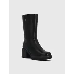 HUSH PUPPIES - Bota Cuero Mujer Estella Negra