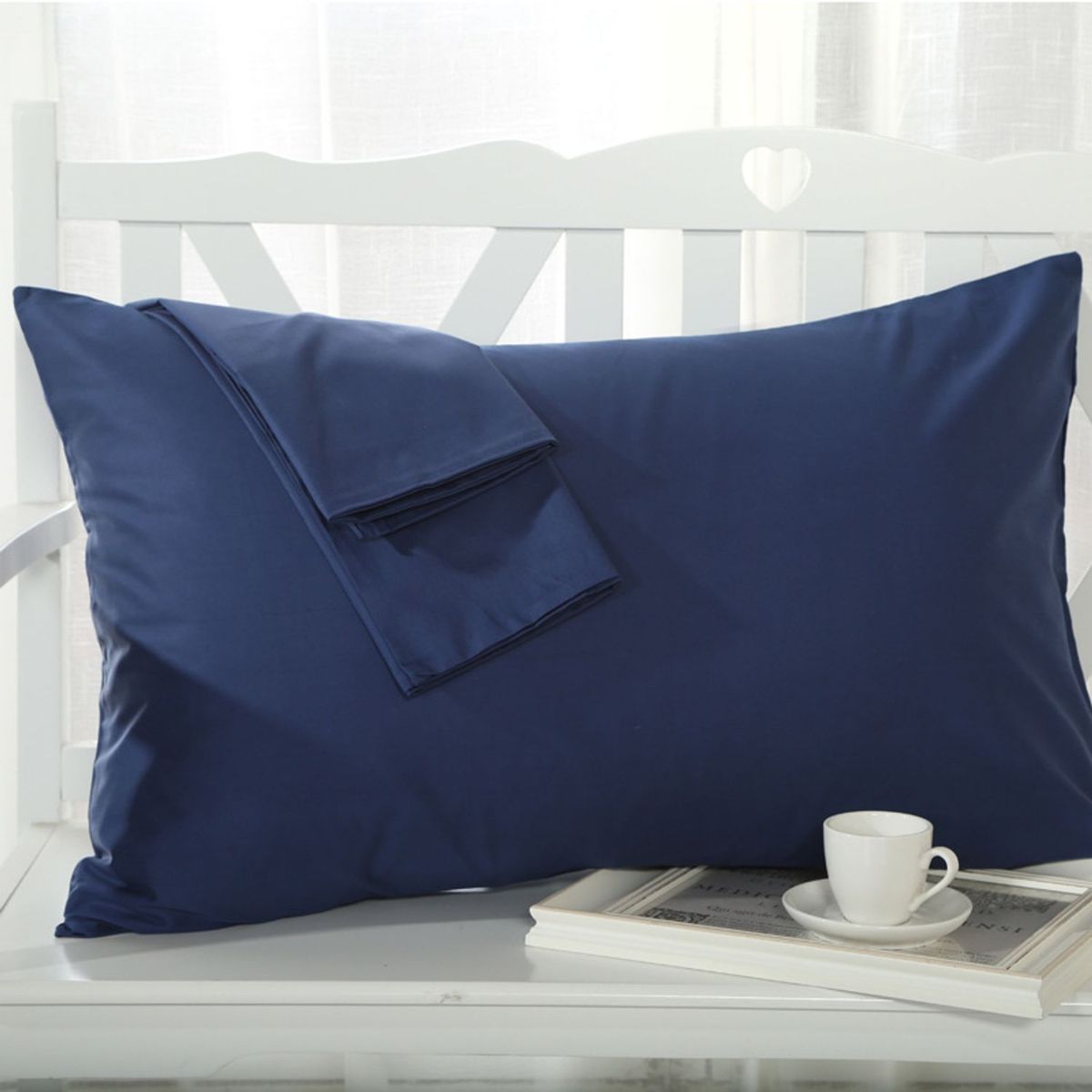 TIOZONEY - fundas de almohada de algodón 2 Set 50 x90 cm