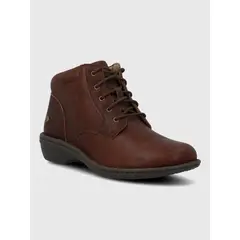 HUSH PUPPIES - Botin Cuero Mujer Sazon Café