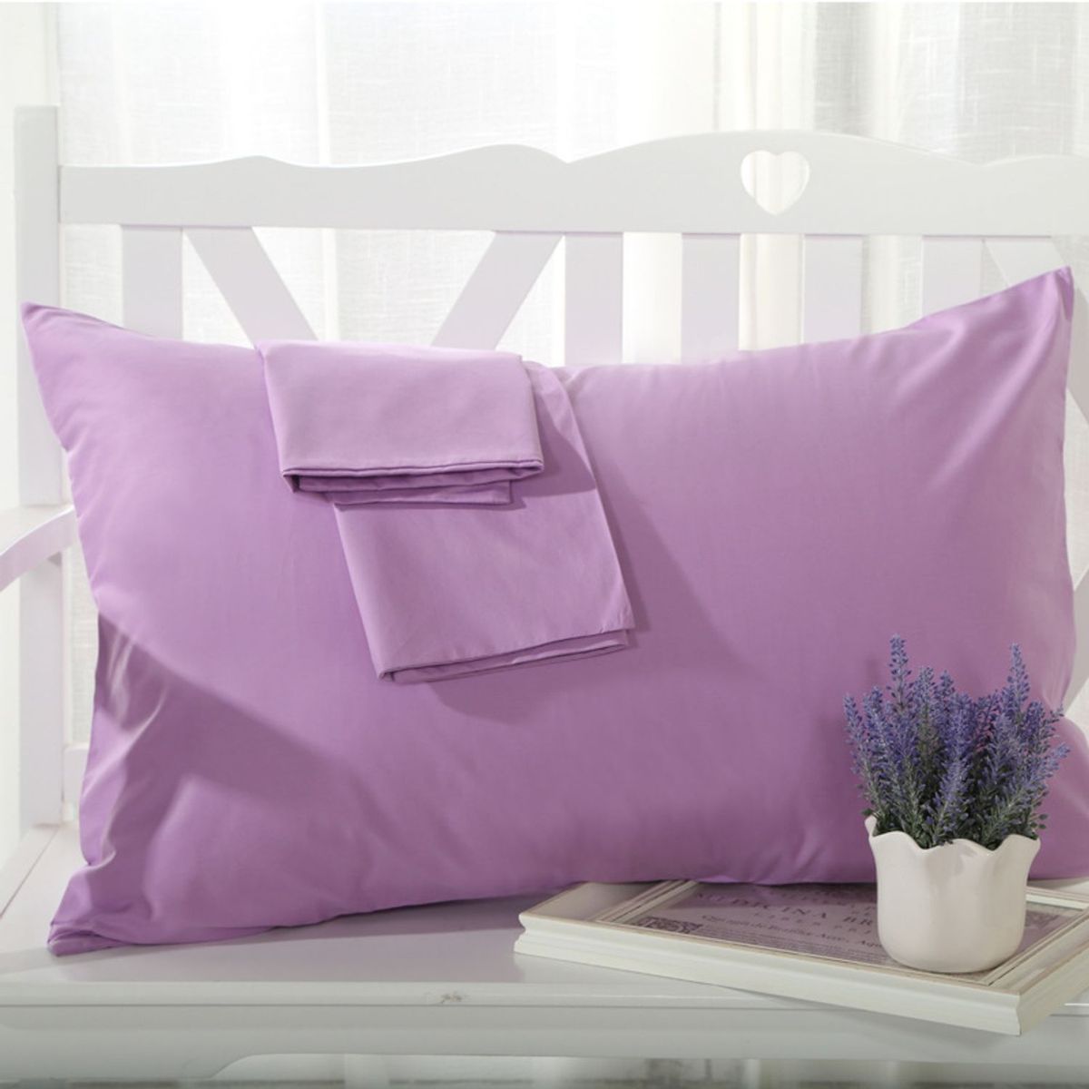 TIOZONEY - fundas de almohada de algodón 2 Set 50 x70 cm