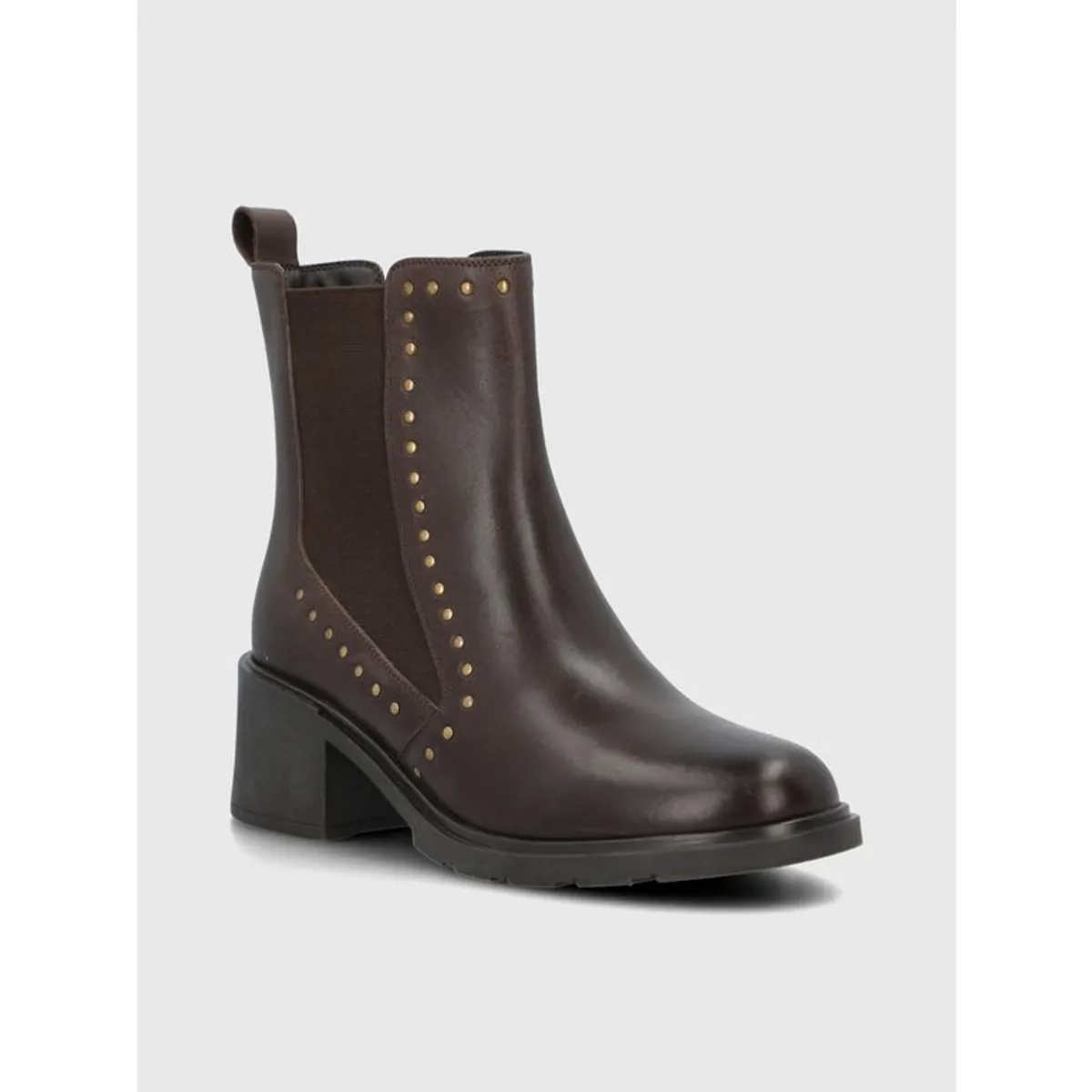 HUSH PUPPIES - Botin Cuero Mujer Lamas Café HUSH PUPPIES
