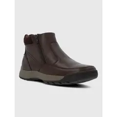 HUSH PUPPIES - Botin Cuero Hombre Chief Café