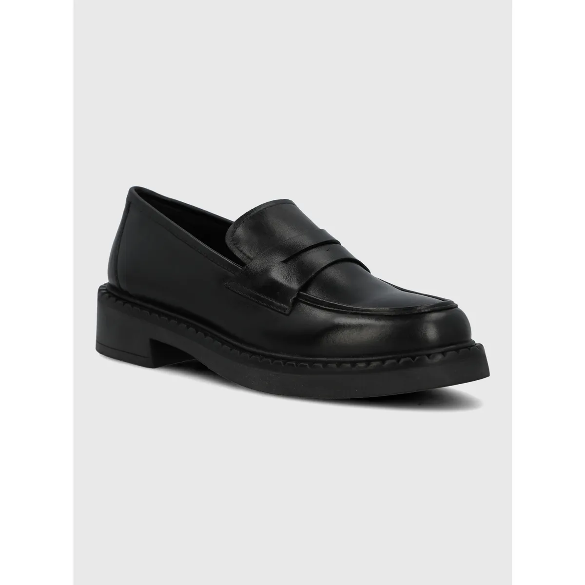 HUSH PUPPIES - Mocasin Cuero Mujer Ruberta Negro HUSH PUPPIES