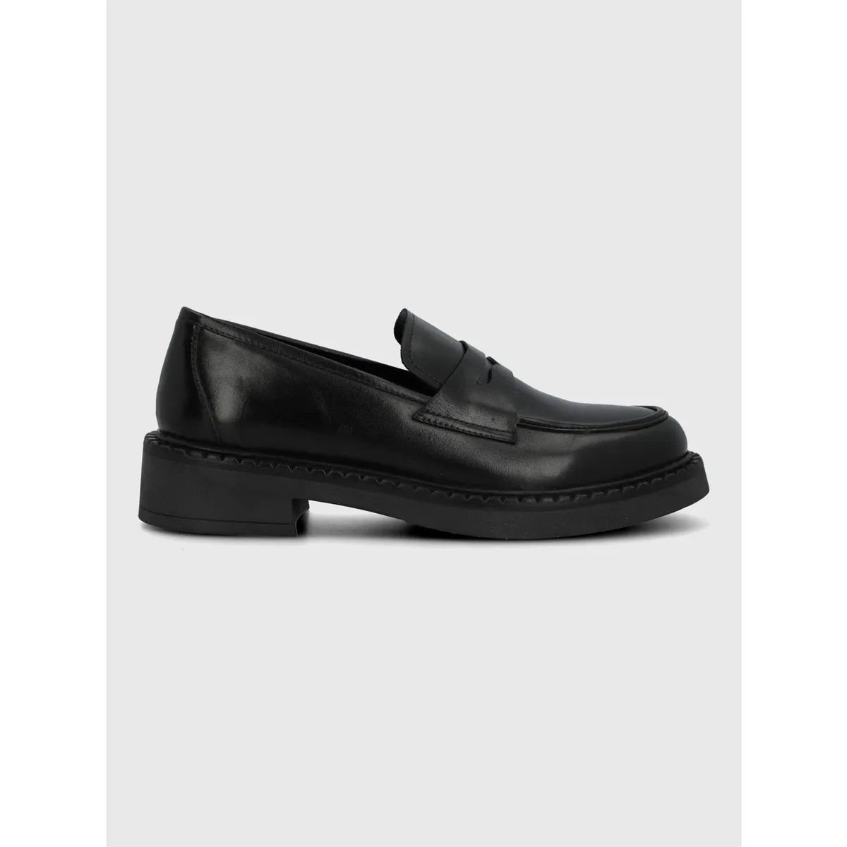 HUSH PUPPIES - Mocasin Cuero Mujer Ruberta Negro HUSH PUPPIES